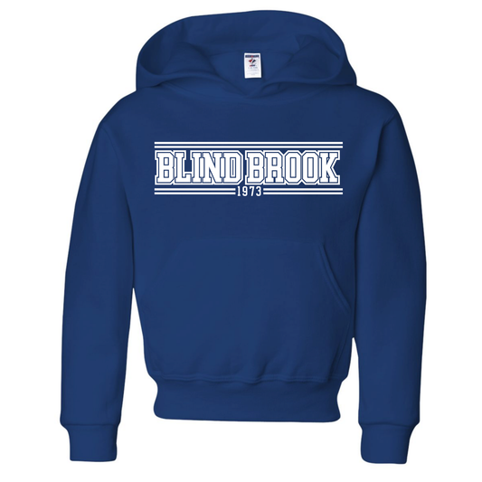 Royal Blue Blind Brook Hooded Sweatshirt