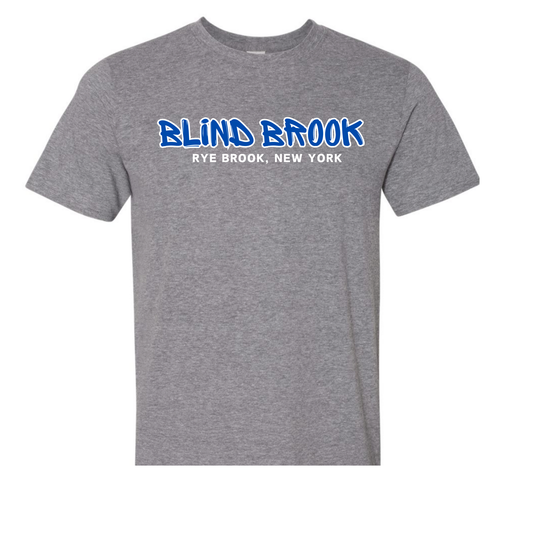 Grey Graffiti Blind Brook T-shirt