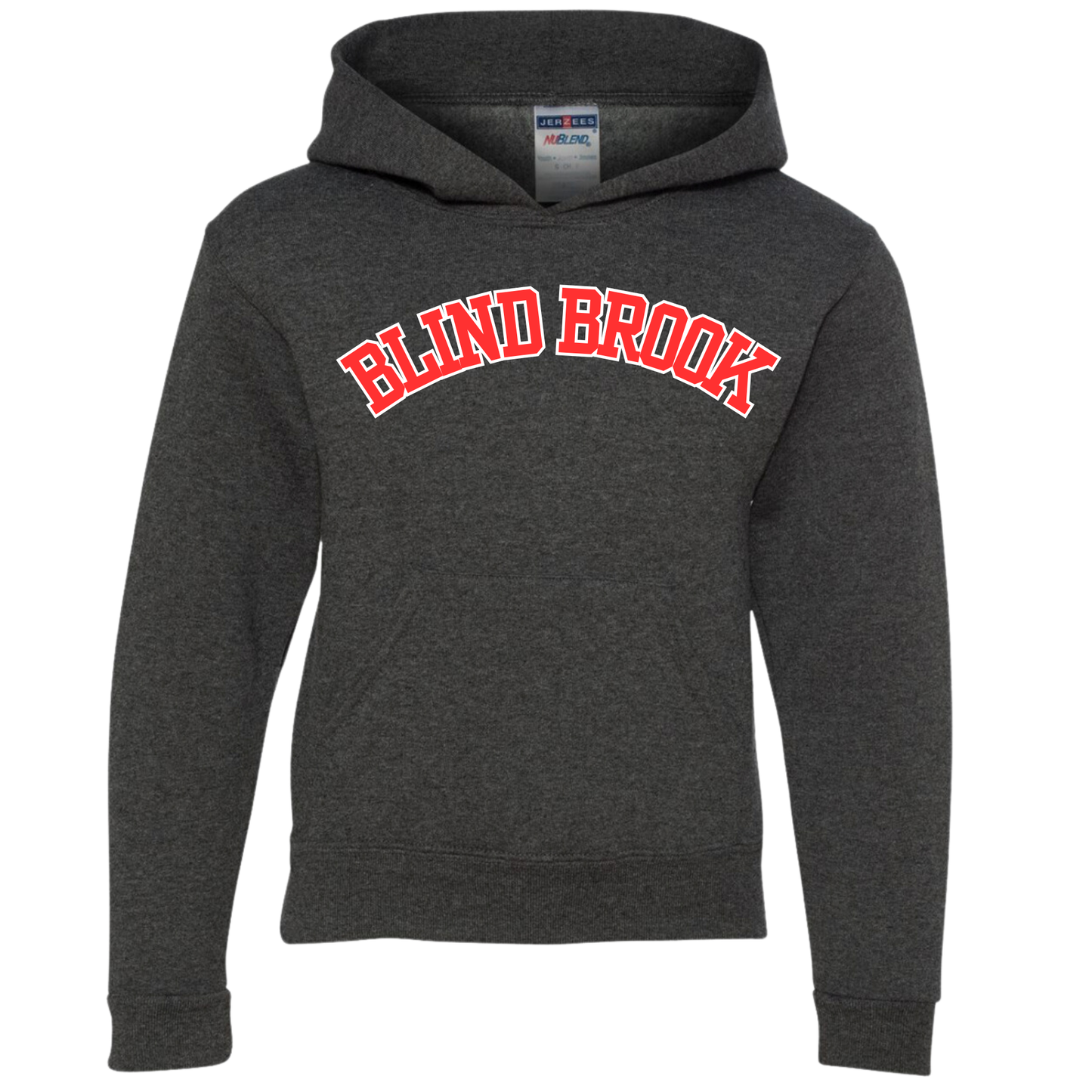 Dark Grey Red Blind Brook Arch Sweatshirt