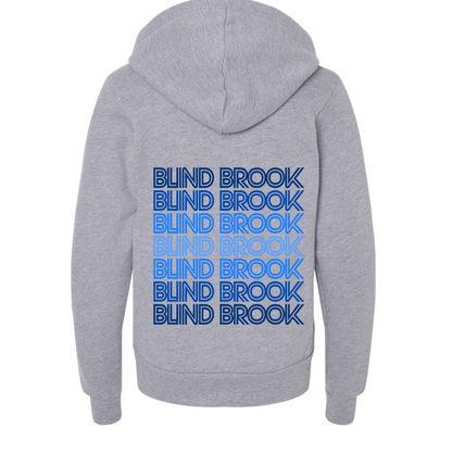 Grey Blind Brook Repeat Zip Up