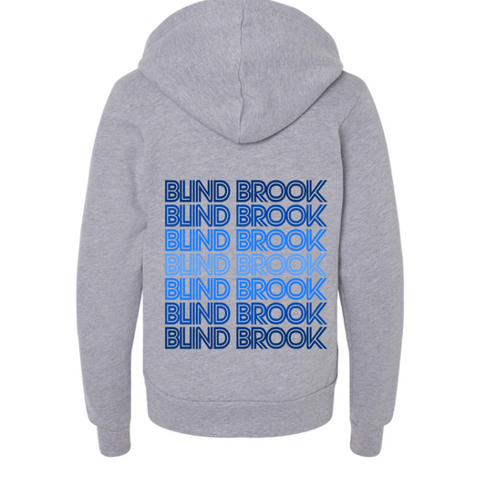 Grey Blind Brook Repeat Zip Up