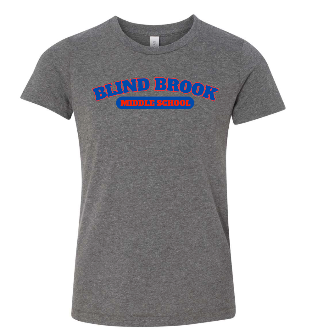 BLIND BROOK MIDDLE SCHOOL GREY TSHIRT