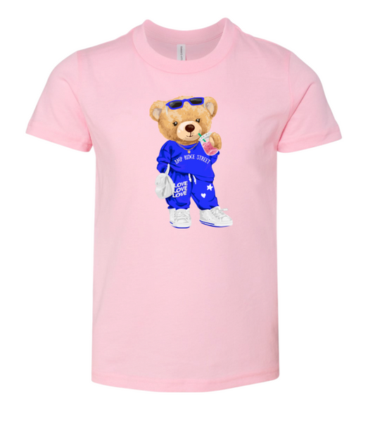 Ridge Steet Bear on Pink Tshirt Shirt